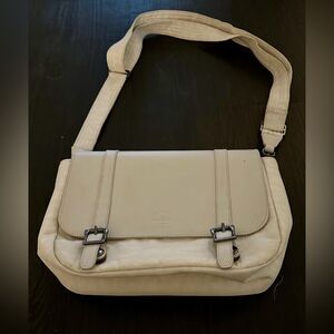 Stylish Cream Messenger Bag